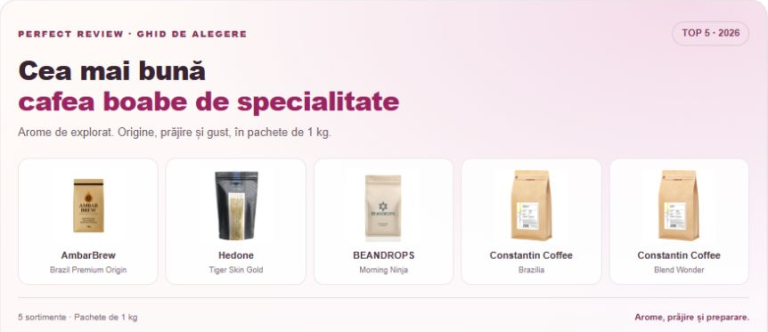 Cea mai bună cafea boabe de specialitate — cinci sortimente de 1 kg