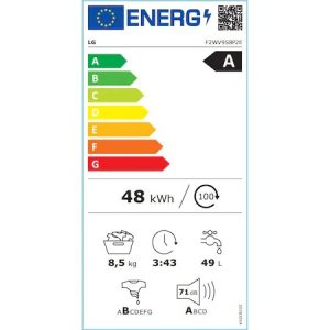 Eticheta energetica LG F2WV9S8P2E