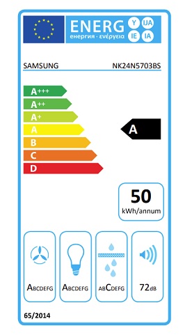 Eficienta energetica Samsung NK24N5703BS/UR