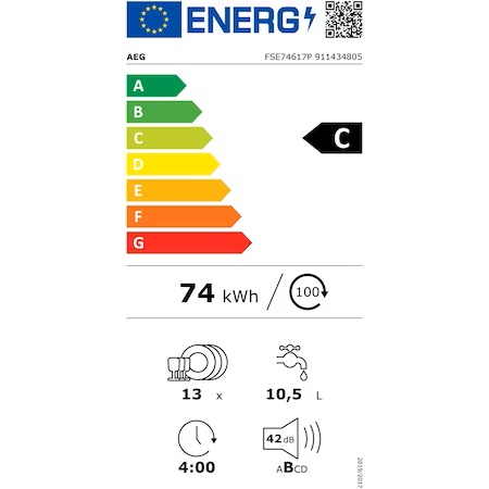 Eficienta energetica AEG FSE74617P