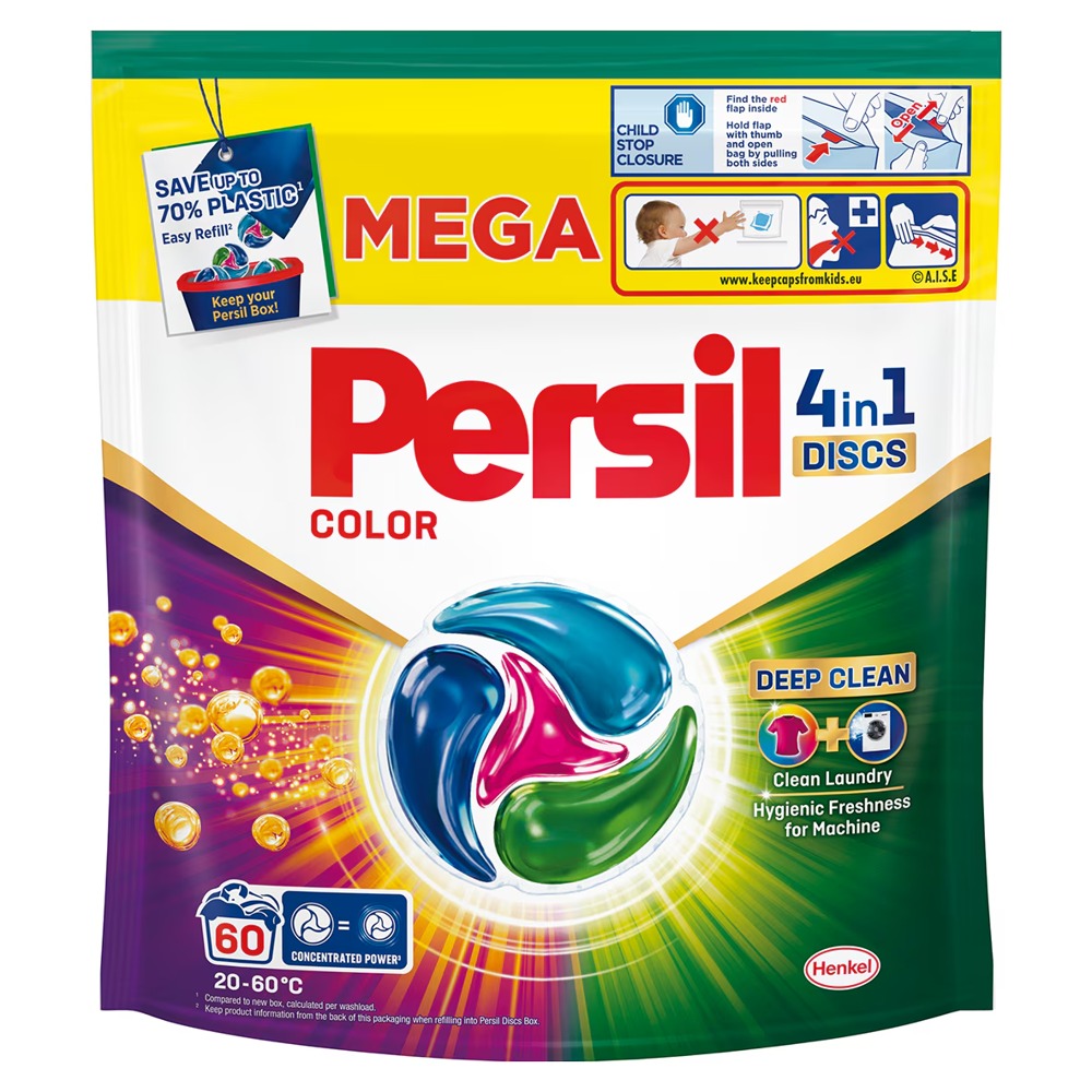 Persil 4in1 Discs Color — Capsule · 60 spălări